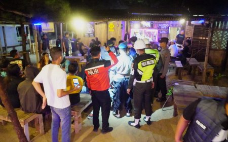 Polres Pacitan Razia Pekat, Sasar THM hingga Kawasan Wisata dan Tes Urine Pengunjung